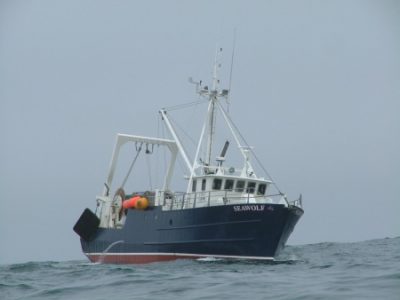 The Research Vessel Seawolf owned and operated by Stony Brook University was used to collect a significant portion of new multibeam data