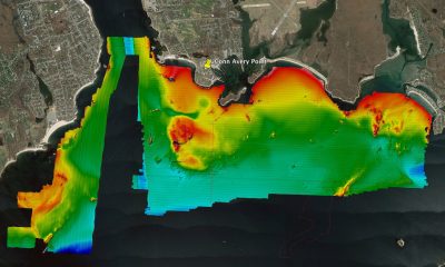Results of the bathymetry acquisition, data processing and mosaic development for blocks 23, 24 and 25